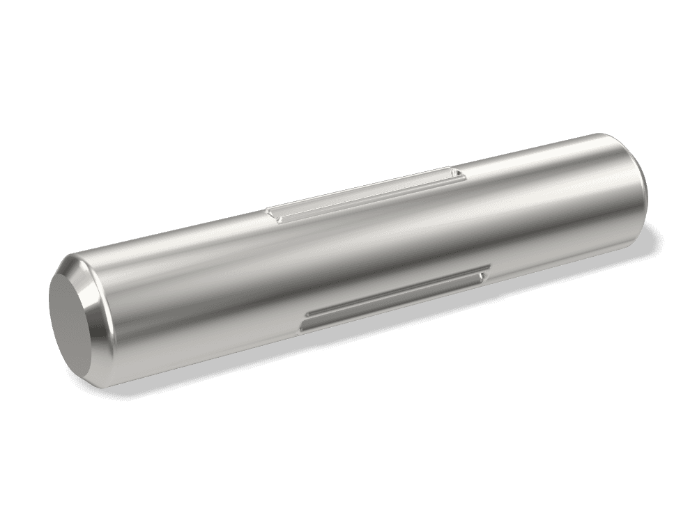 دبوس مخدد من الوسط DIN 1475 – Stainless steel A1، Plain