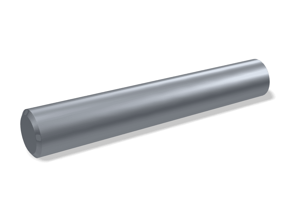 دبوس مخروطي – الشكل B DIN 1B / ISO 2339 – Steel Unhardened، Plain