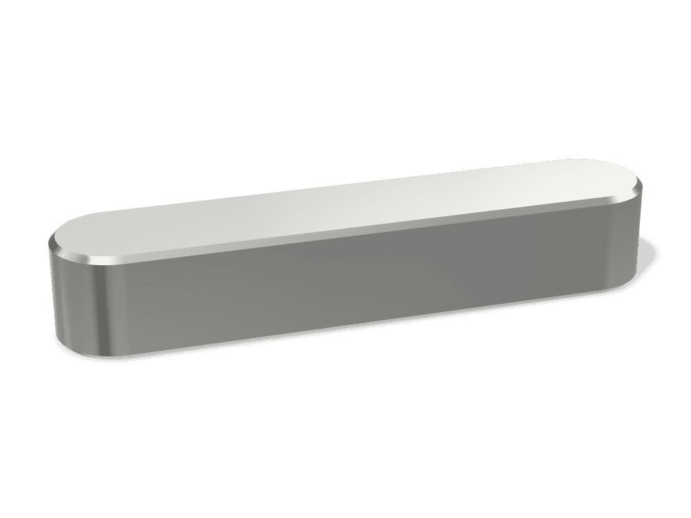 خابور متوازي – الشكل A DIN 6885A – Stainless steel A5، Plain
