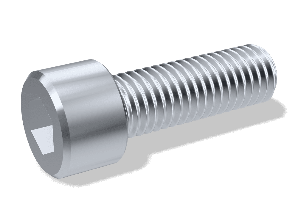 برغي ألن رأس أسطواني DIN 912 / ISO 4762 / ISO 12474 – Steel 12.9، Zinc plated