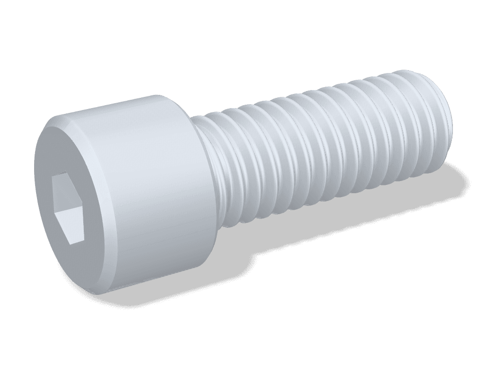 Socket Head Cap Screw ASME B18.3 – Alloy steel (ASTM A574), Zinc flake