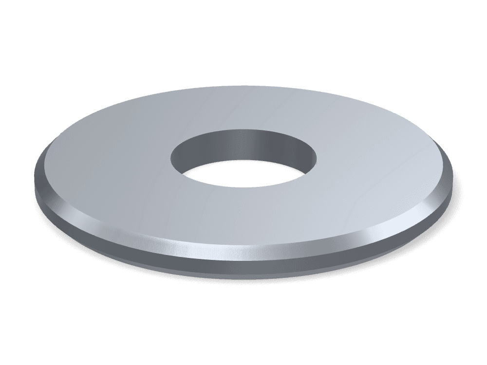 Flat Washer Large Series Form B DIN 9021B – Steel, Plain