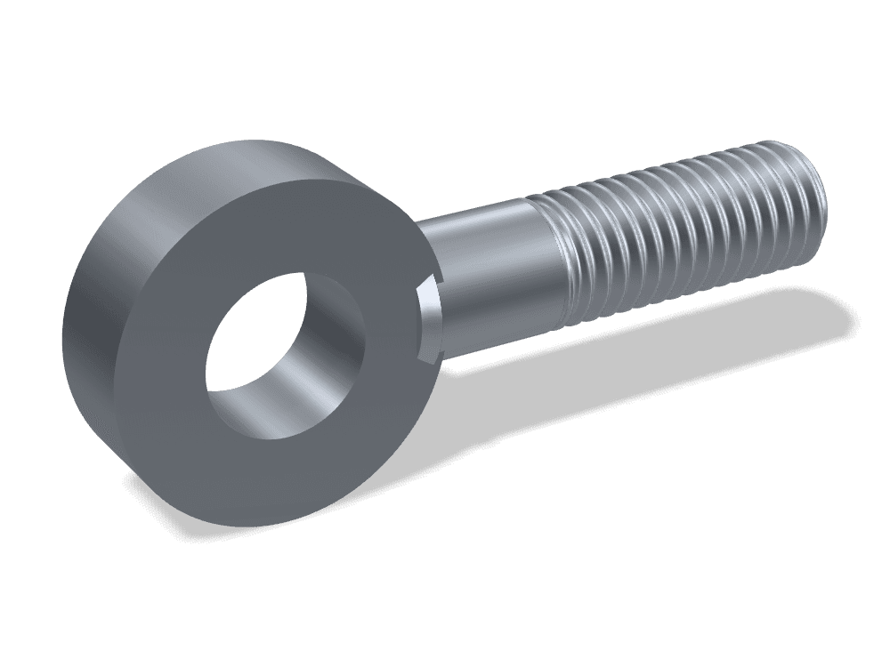 Eye Bolt Form B DIN 444B – Steel 4.6, Plain