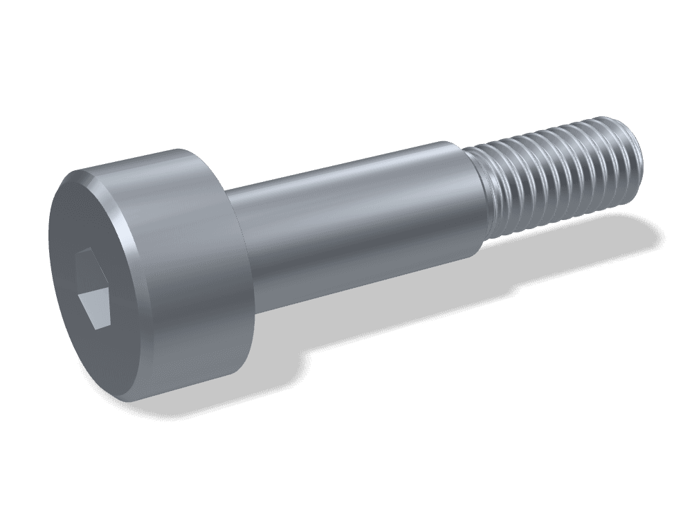 برغي ألن بكتف ISO 7379 – Steel 12.9، Plain