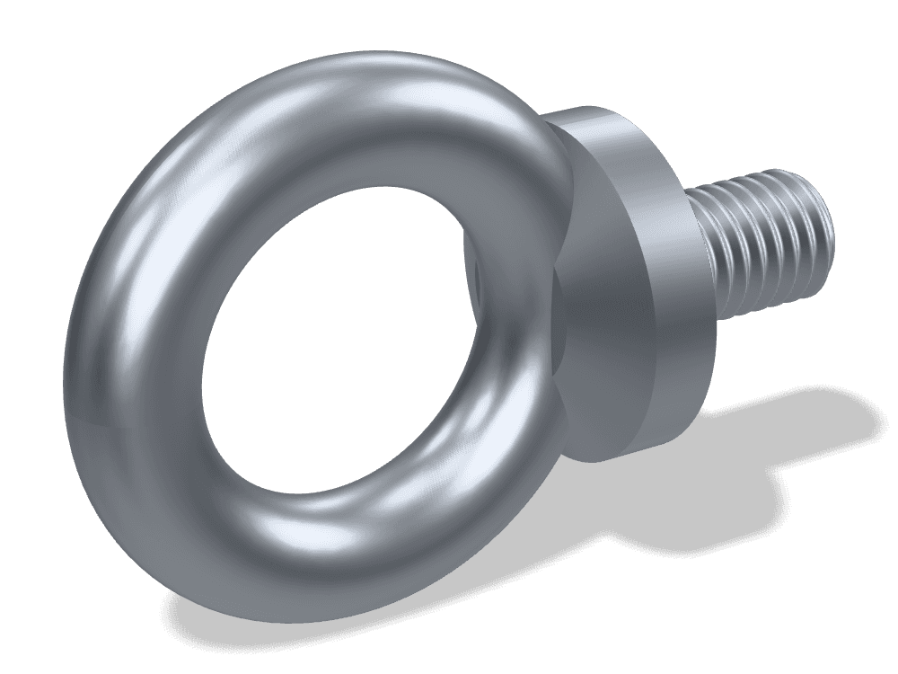 Lifting Eye Bolt DIN 580 – Steel C15, Plain