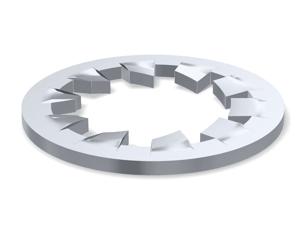 Internal Tooth Lock Washer DIN 6797J – Steel, Zinc plated