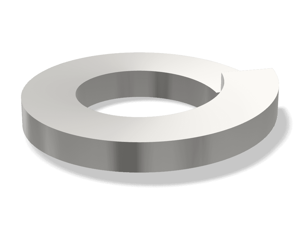 وردة زنبركية (سوستة) – الشكل B DIN 127B – Stainless steel A4، Plain
