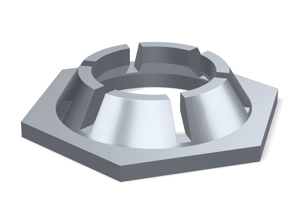 صامولة قفل مضادة DIN 7967 – Steel، Plain