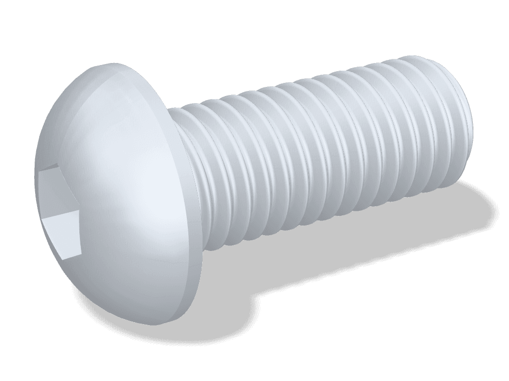 Hex Socket Button Head Screw DIN 7380 / ISO 7380-1 – Steel 10.9, Zinc flake