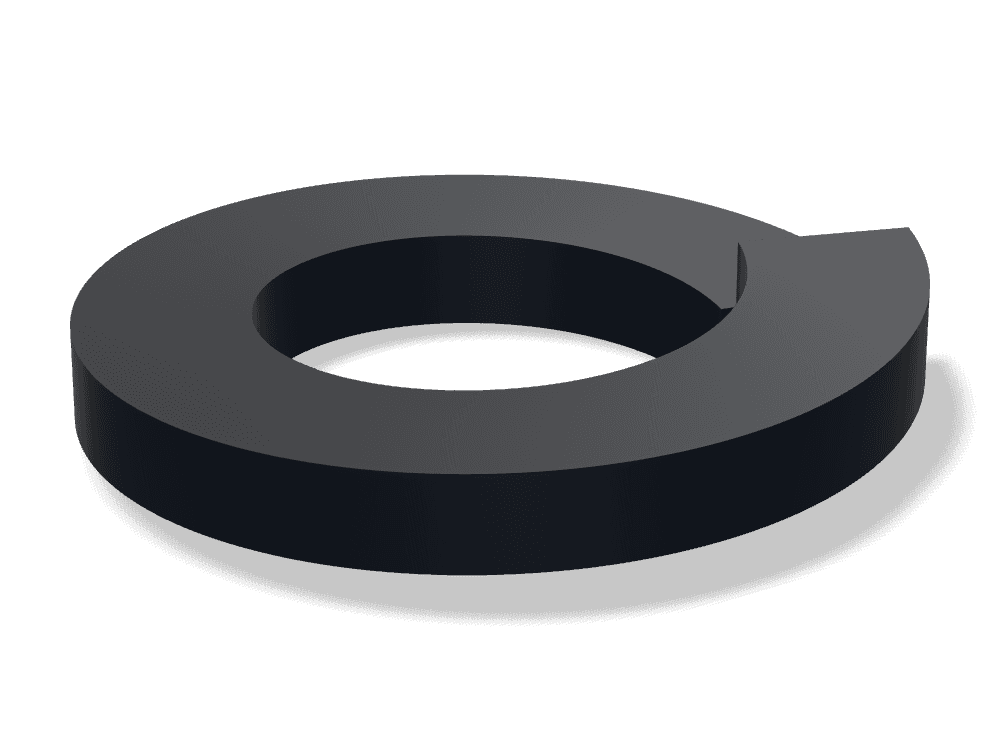 وردة زنبركية (سوستة) – الشكل B DIN 127B – Steel، Black oxide