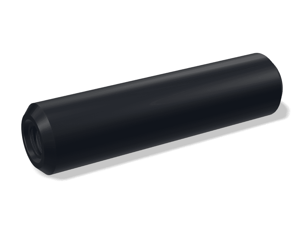 دبوس أسطواني قابل للسحب (هولو-كروم) – Steel Case hardened 60 HRC، Black oxide – الصورة 1 من 2