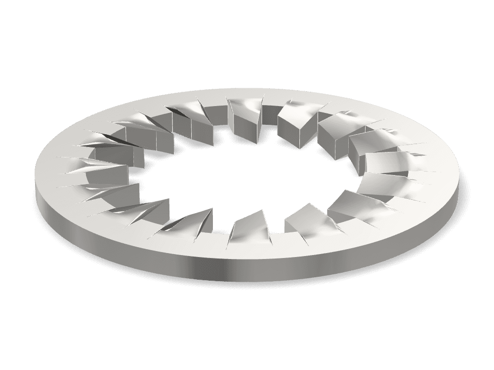 Internal Serrated Lock Washer DIN 6798J – Stainless steel A2, Plain