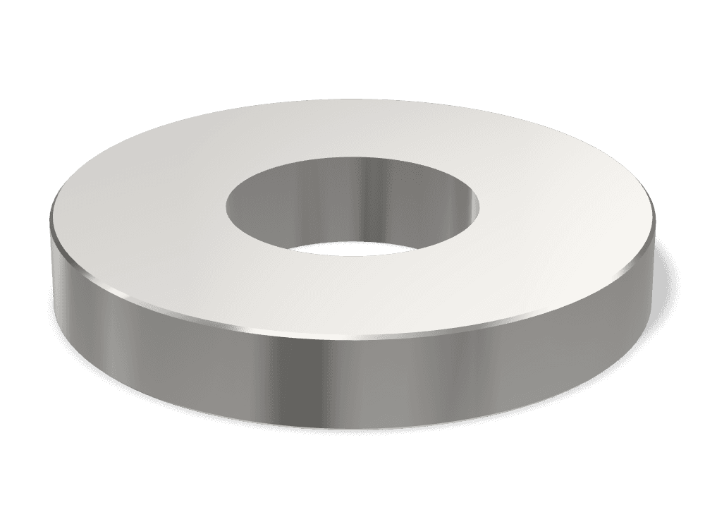 وردة مسطحة سميكة DIN 7349 – Stainless steel A4، Plain