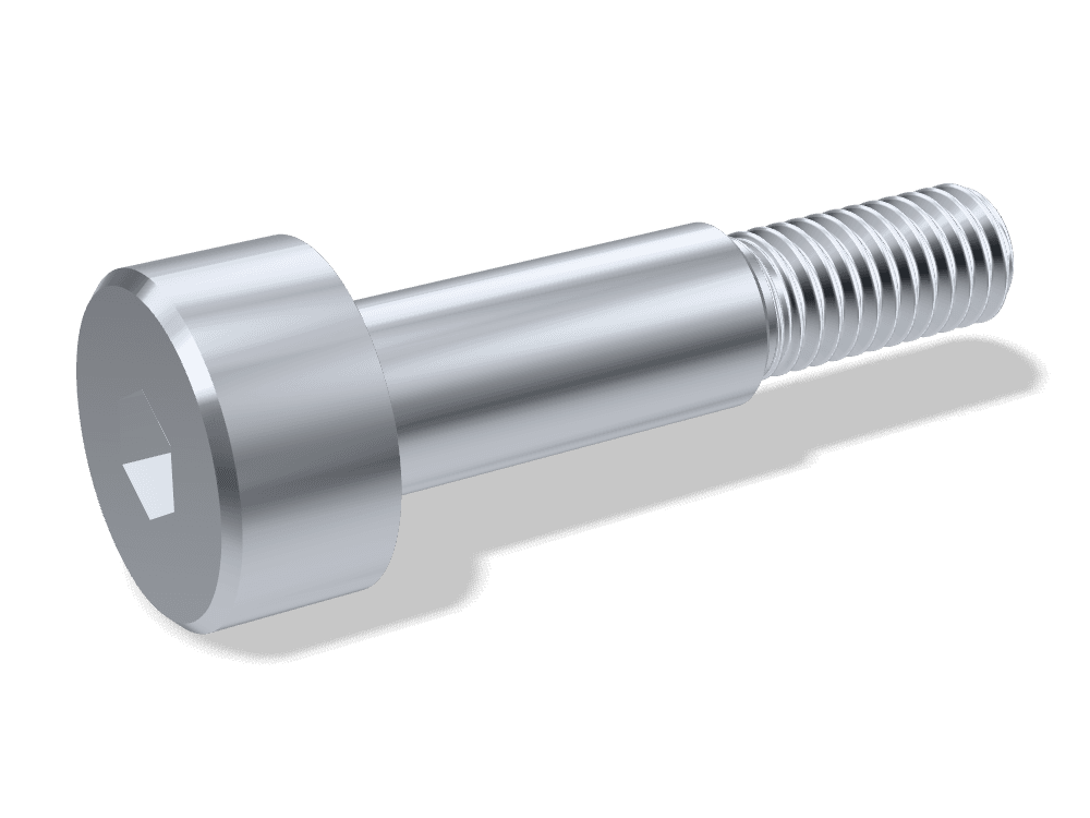 برغي ألن بكتف ISO 7379 – Steel 12.9، Zinc plated