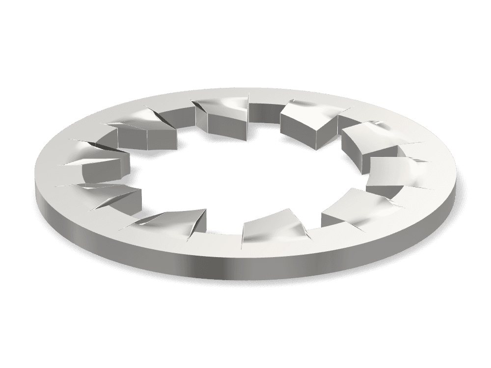 Internal Tooth Lock Washer DIN 6797J – Stainless steel A2, Plain