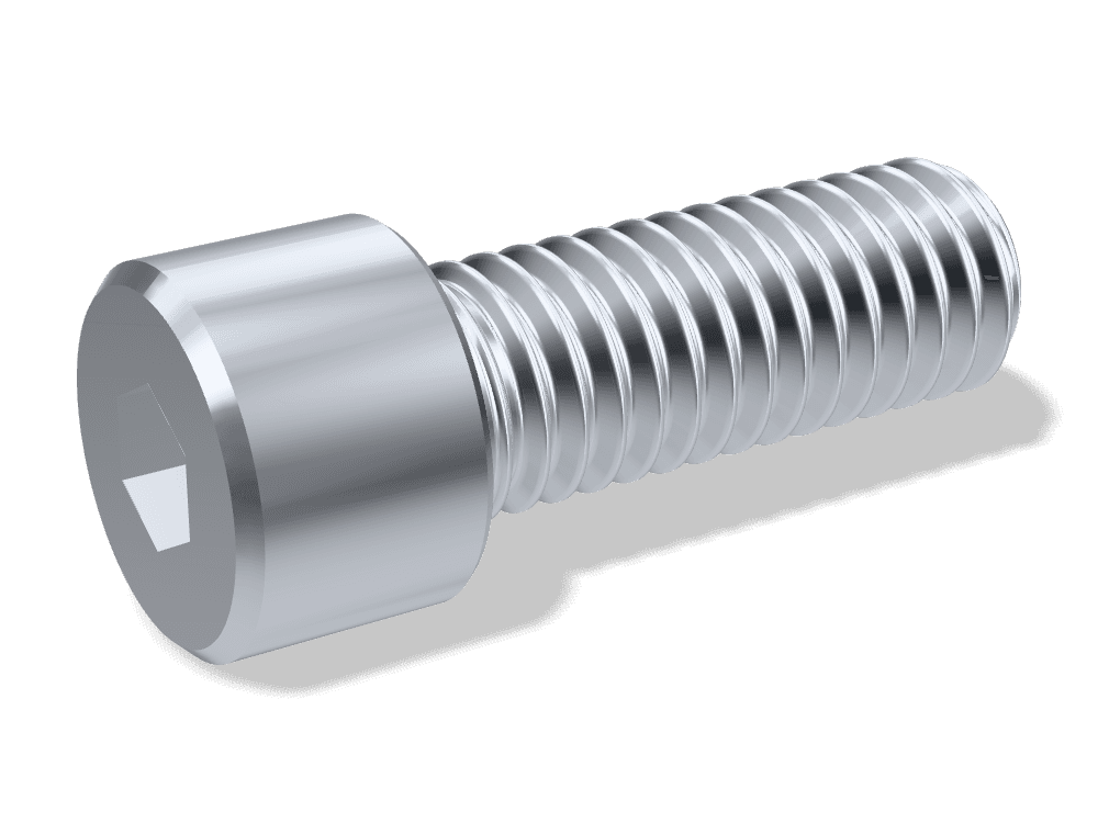 Socket Head Cap Screw ASME B18.3 – Alloy steel (ASTM A574), Zinc plated