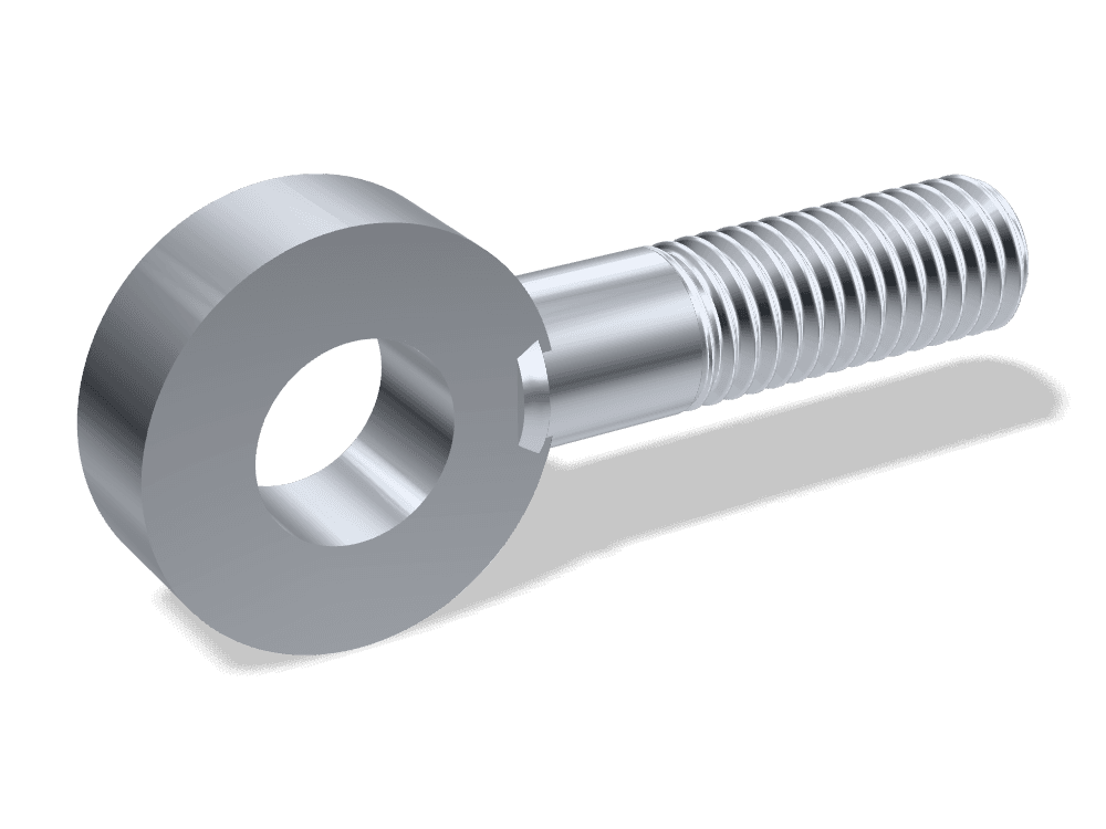 Eye Bolt Form B DIN 444B – Steel 4.6, Zinc plated