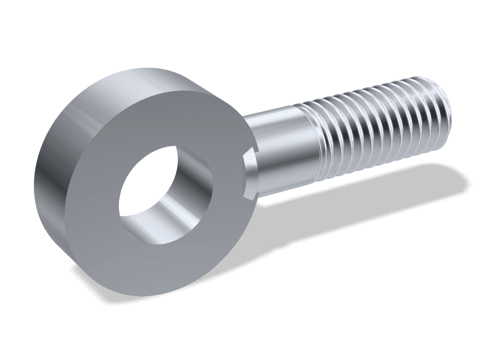 Eye Bolt Form A DIN 444A – Steel 4.6, Zinc plated