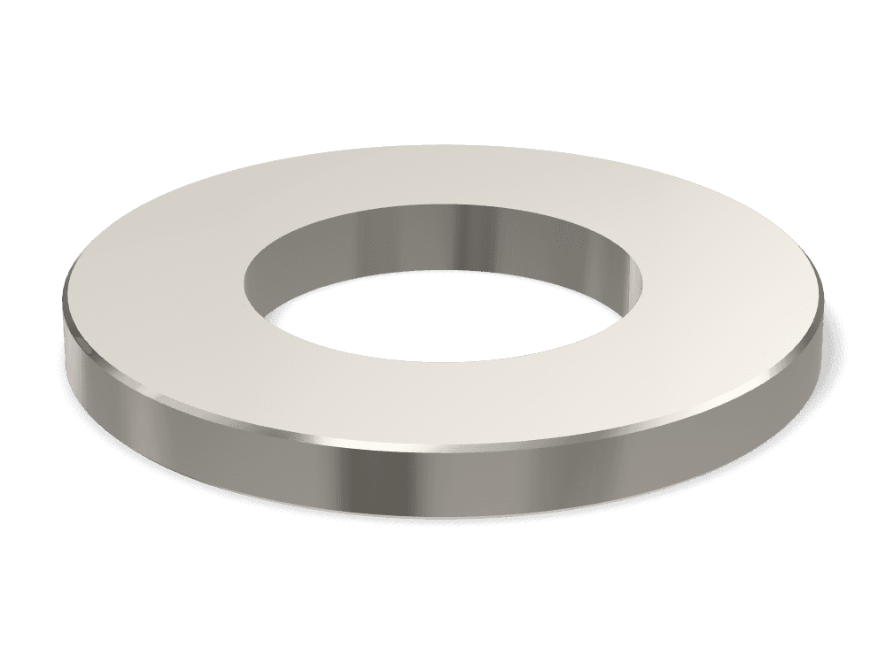 Flat Washer DIN 125A / ISO 7089 – Brass, Nickel plated