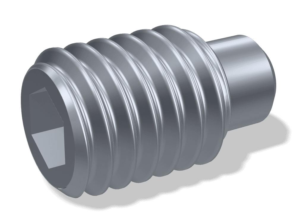 Socket Set Screw Dog Point ASME B18.3 – Alloy steel (ASTM A574), Plain