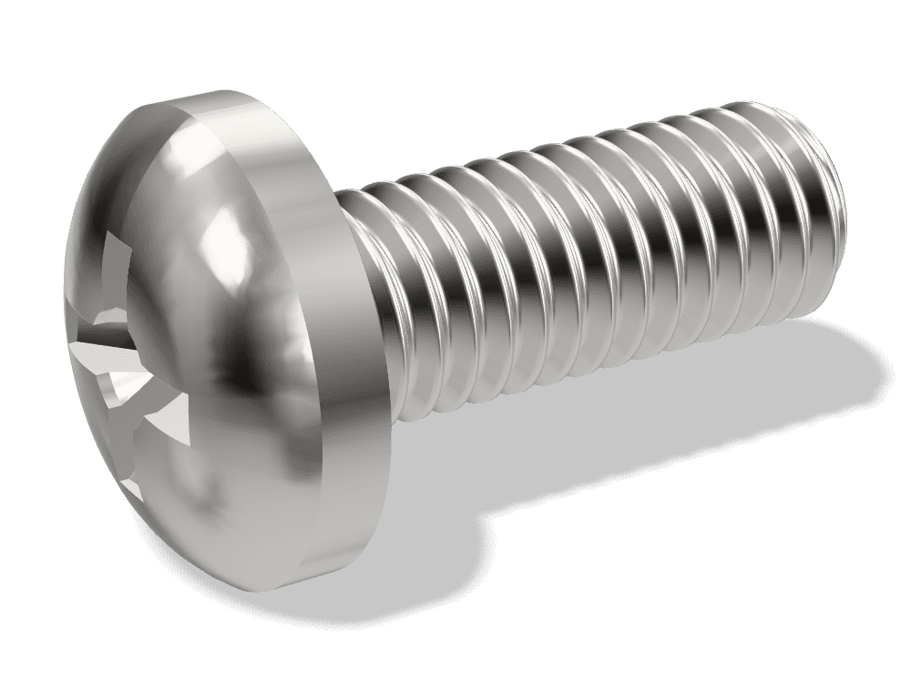 برغي ذاتي التسنين (تشكيل السن) DIN 7500 – Stainless steel A2، Plain