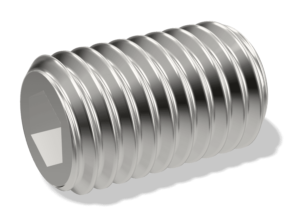 Hex Socket Set Screw Cup Point DIN 916 / ISO 4029 – Stainless steel A4, Plain