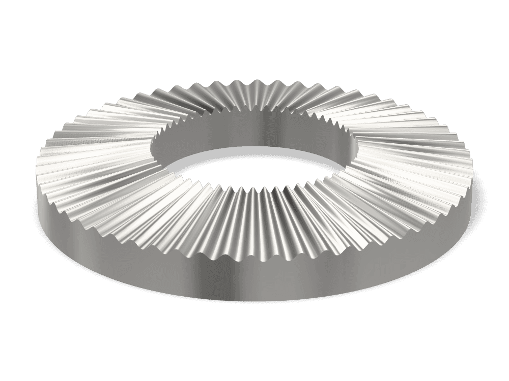 Conical Knurled Spring Washer NFE 25-511 – Stainless steel A4, Plain