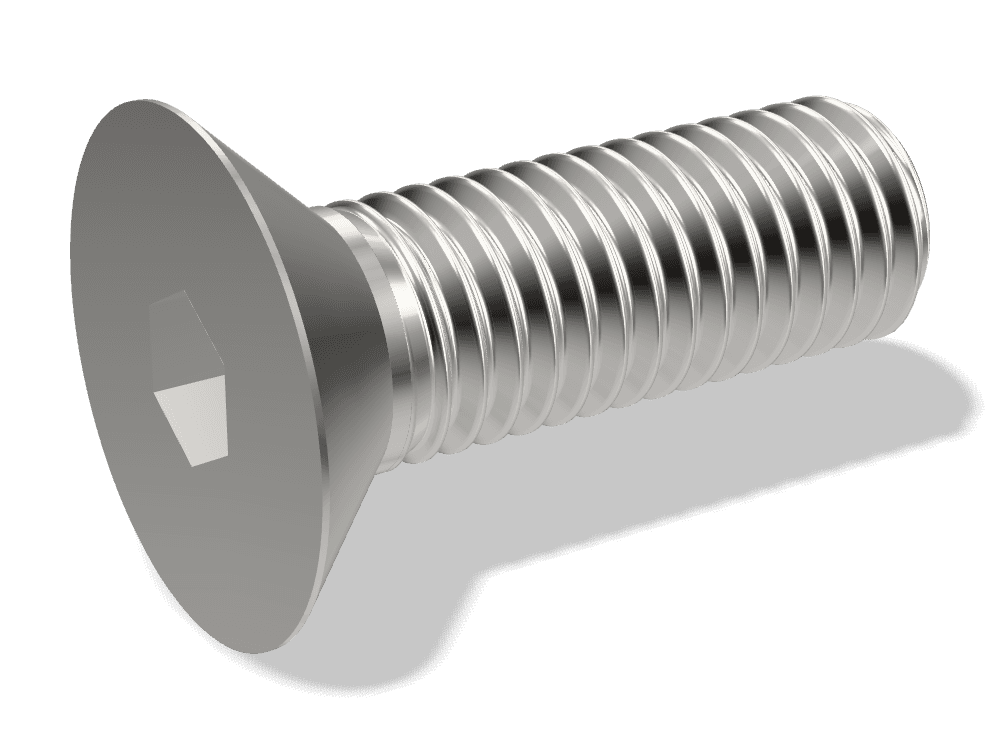 Hex Socket Countersunk Head Screw DIN 7991 / ISO 10642 – Stainless steel A4-70, Plain