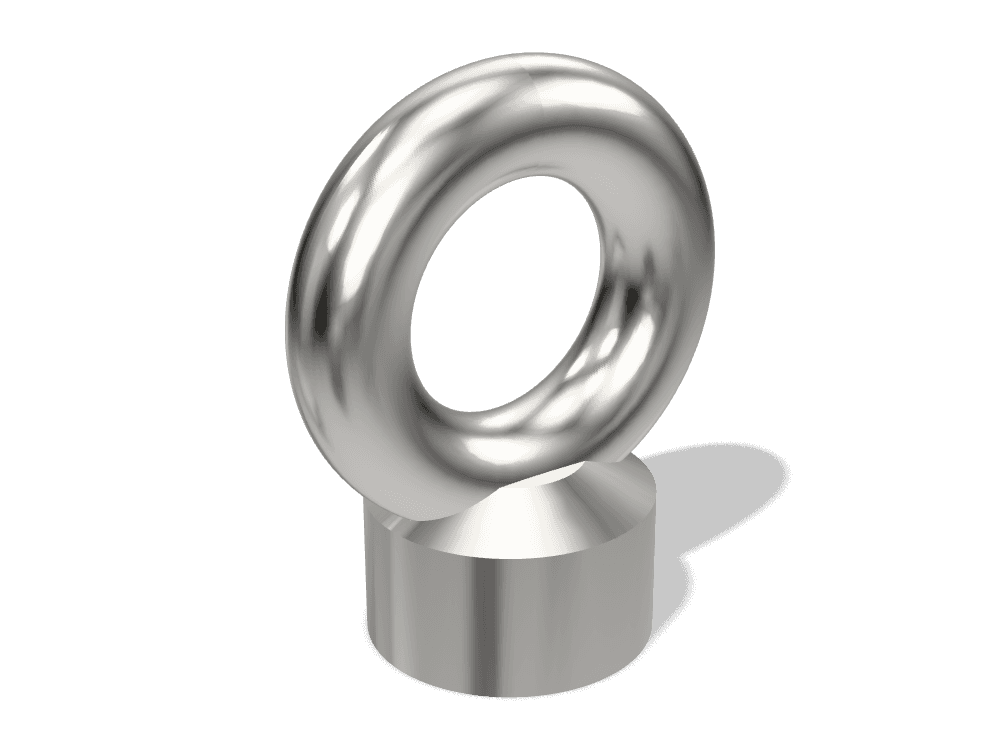صامولة حلقية للرفع DIN 582 – Stainless steel A2، Plain