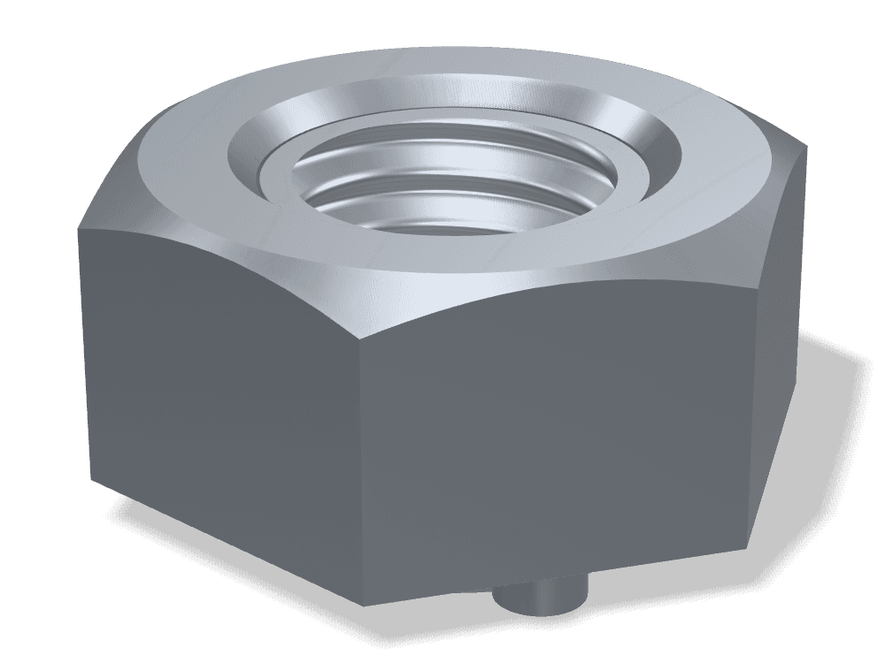 صامولة لحام سداسية DIN 929 – Steel C1008، Plain