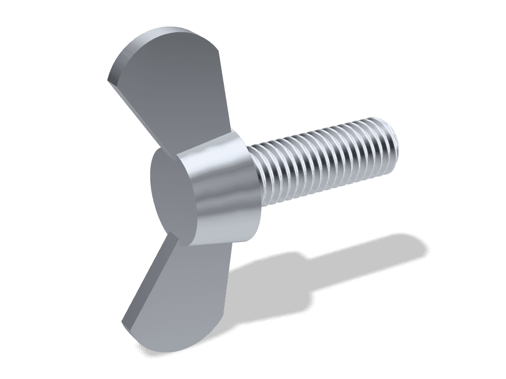 Wing Screw DIN 316 – Steel, Zinc plated