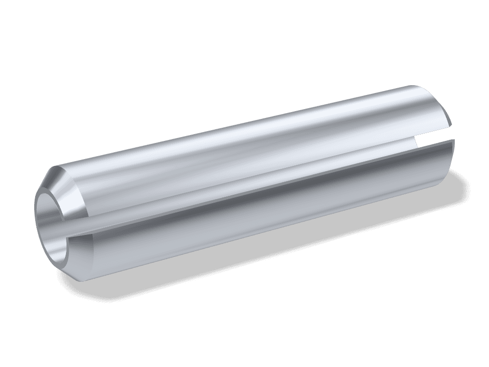 Slotted Spring Pin ANSI B18.8.2 – Steel Heavy duty, Zinc plated
