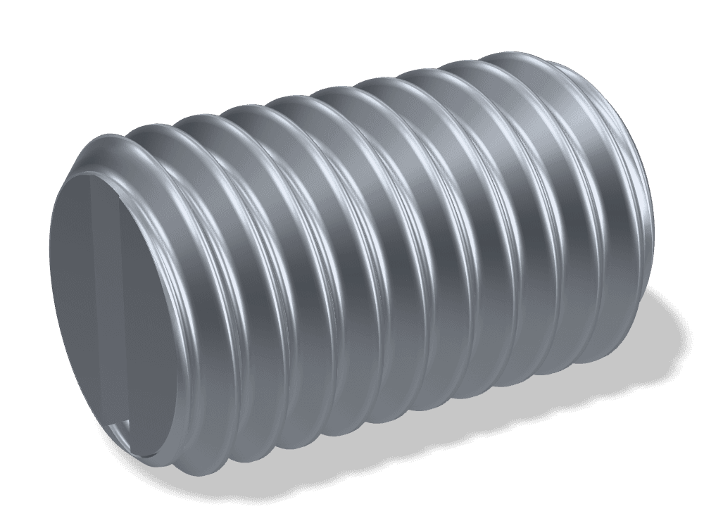Slotted Set Screw Flat Point DIN 551 – Steel, Plain