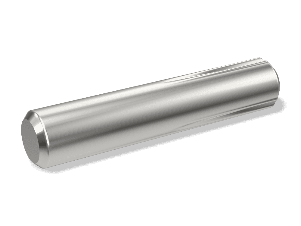 دبوس مخدد مخروطي نصف الطول DIN 1472 – Stainless steel A1، Plain