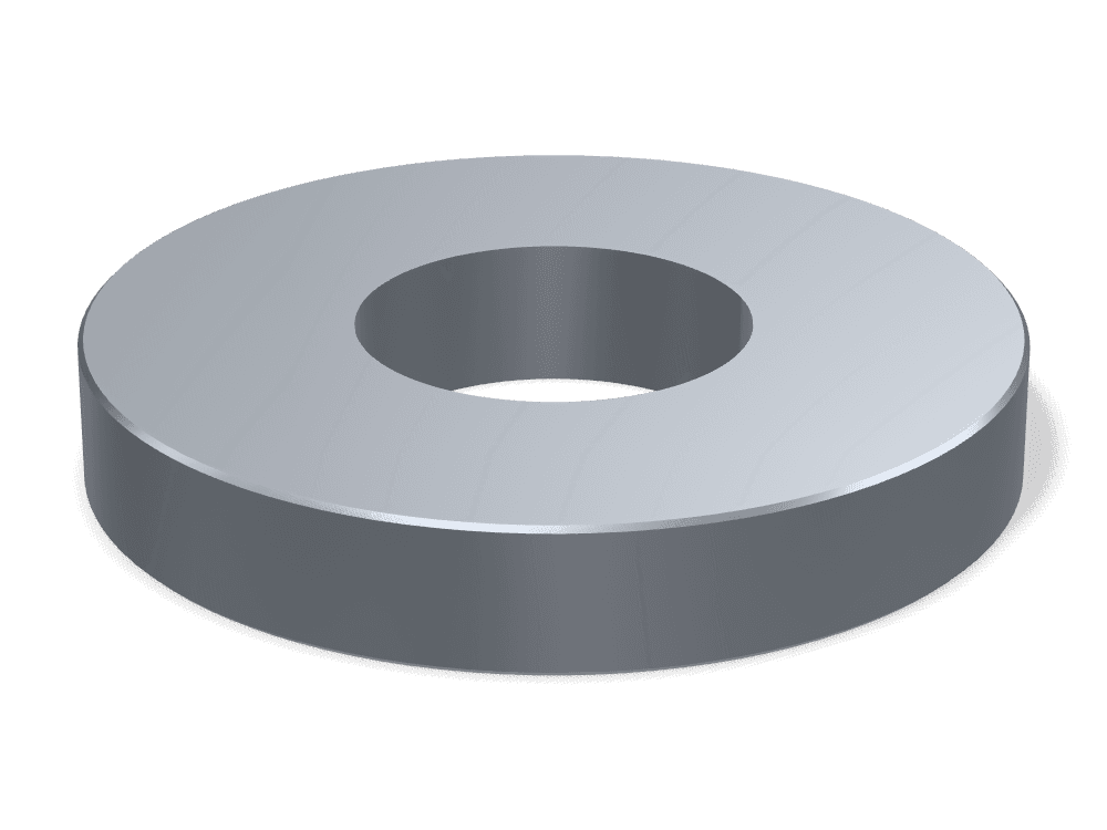 وردة مسطحة سميكة DIN 7349 – Steel، Plain