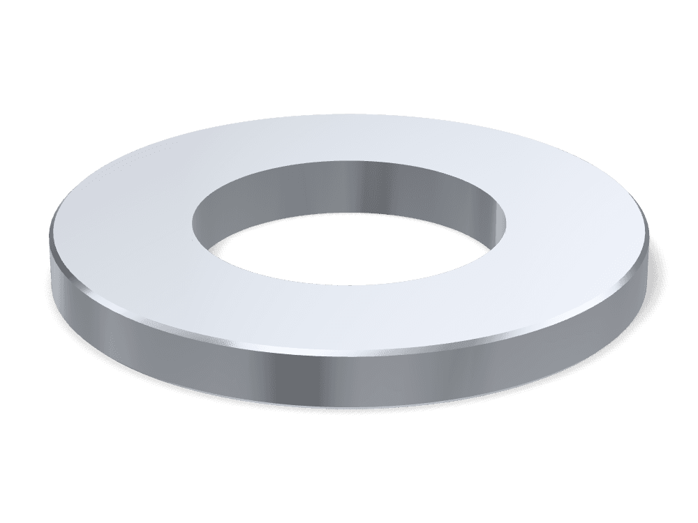 Flat Washer DIN 125A / ISO 7089 – Steel 200 HV, Zinc plated