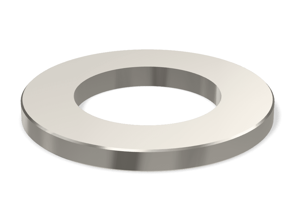 Flat Washer Small Series DIN 433 – Brass, Nickel plated