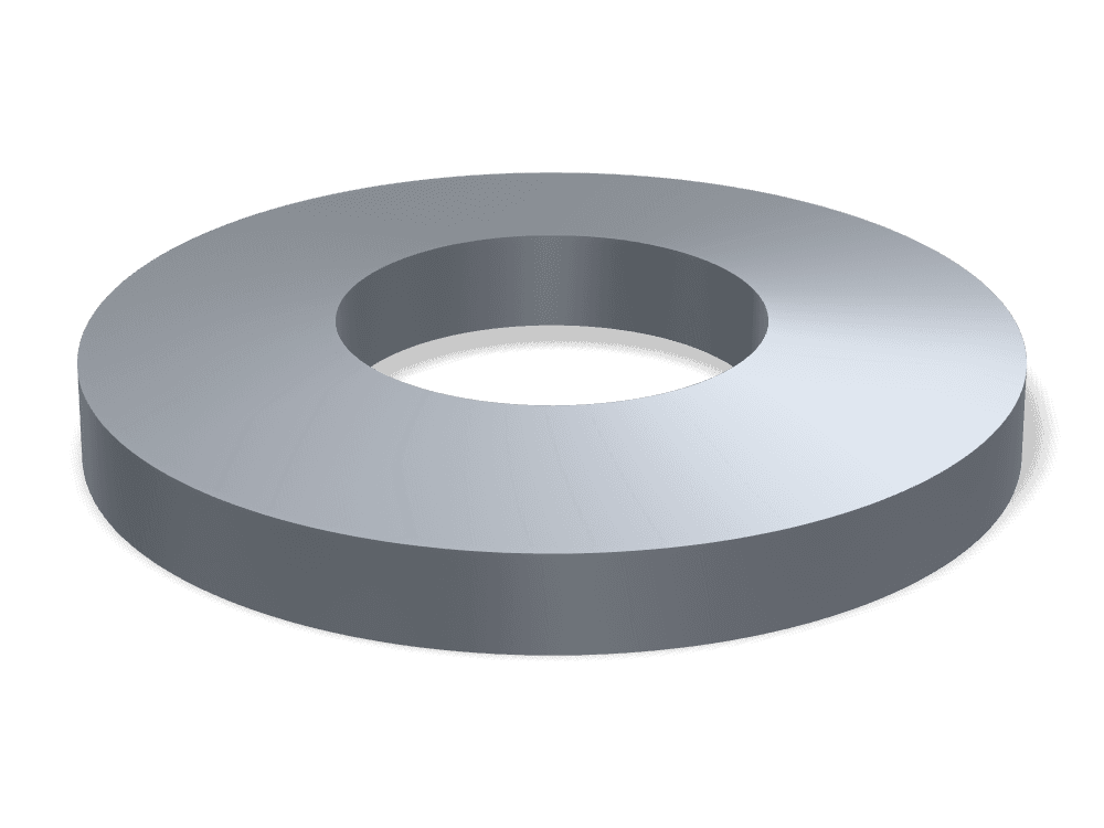 وردة زنبركية مخروطية DIN 6796 – Steel، Plain