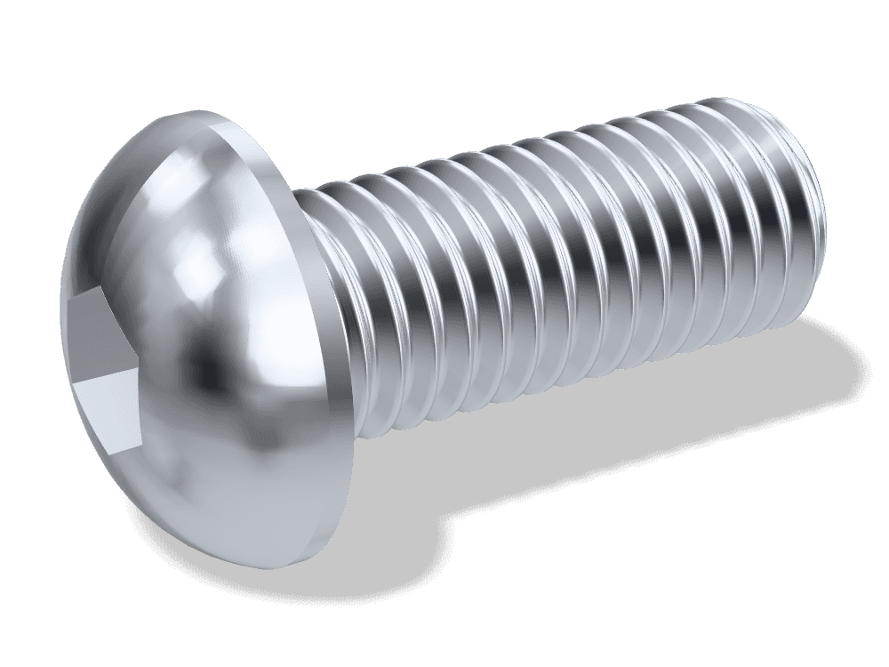 برغي ألن رأس عدسي DIN 7380 / ISO 7380-1 – Steel 10.9، Zinc plated