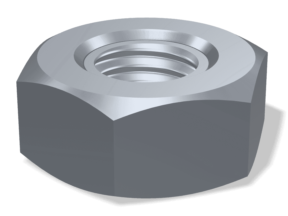 HV Structural Hex Nut DIN 6915 / EN 14399-4 – Steel 10 HV, Plain