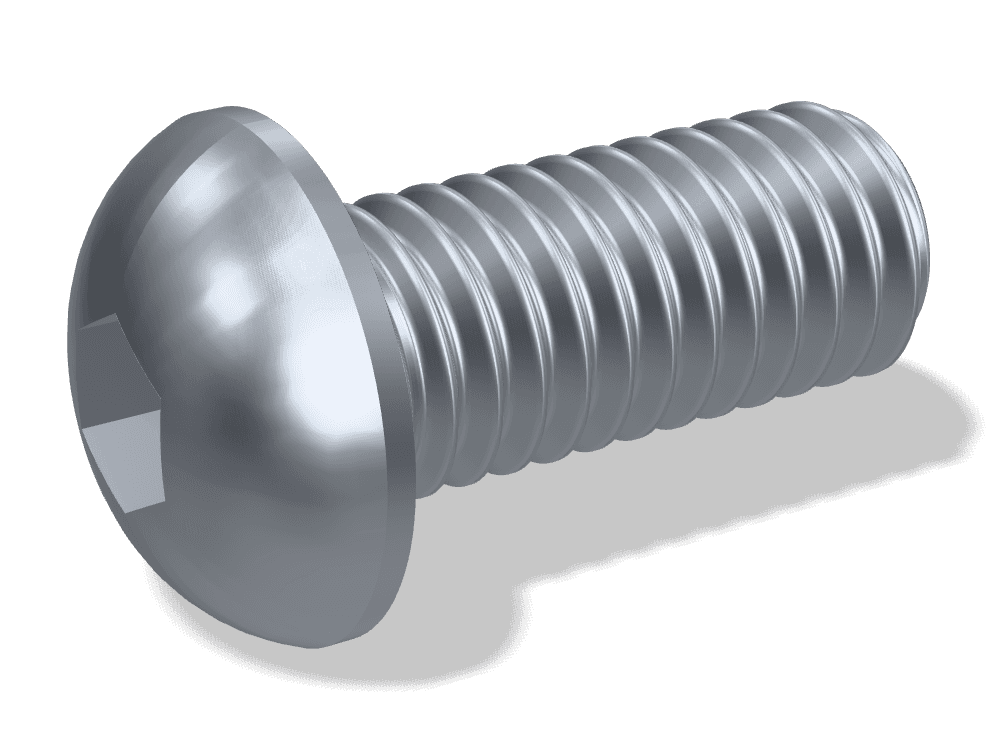 Button Head Socket Cap Screw ASME F912 – Alloy steel (ASTM A574), Plain
