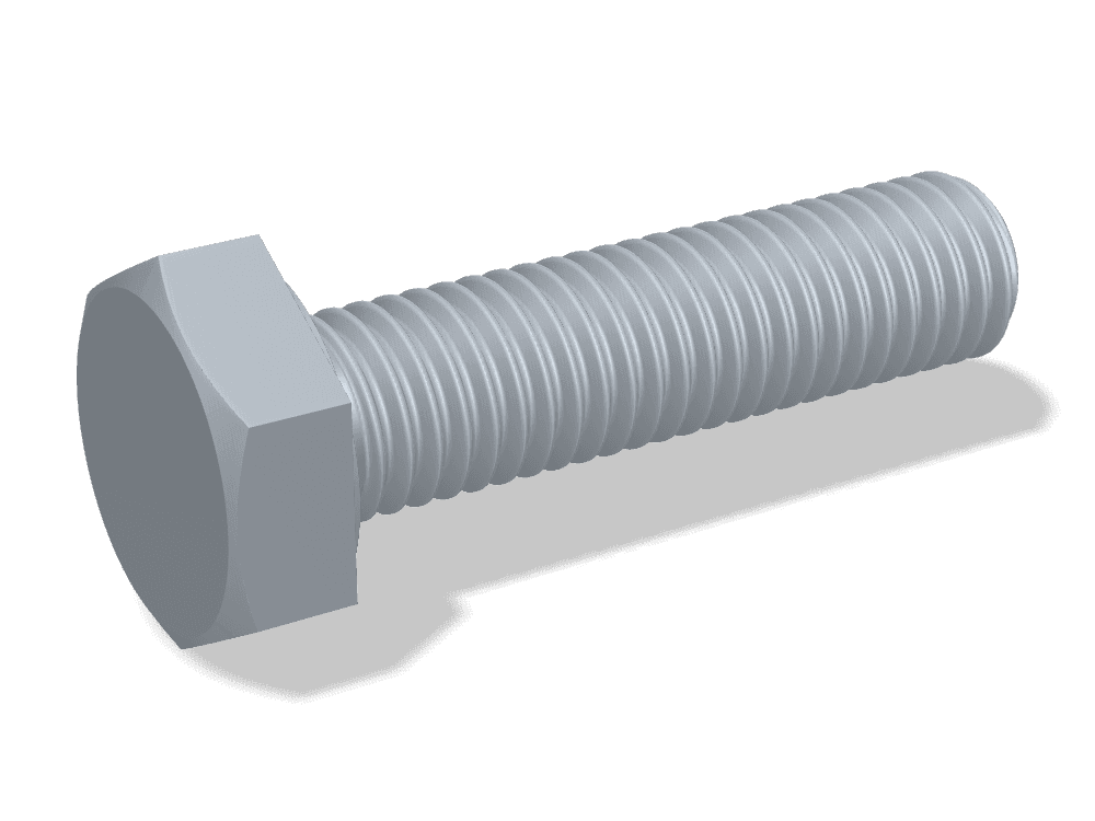 برغي سداسي الرأس سن كامل DIN 933 / ISO 4017 – Steel 5.6 (AD W7)، Hot-dip galvanized