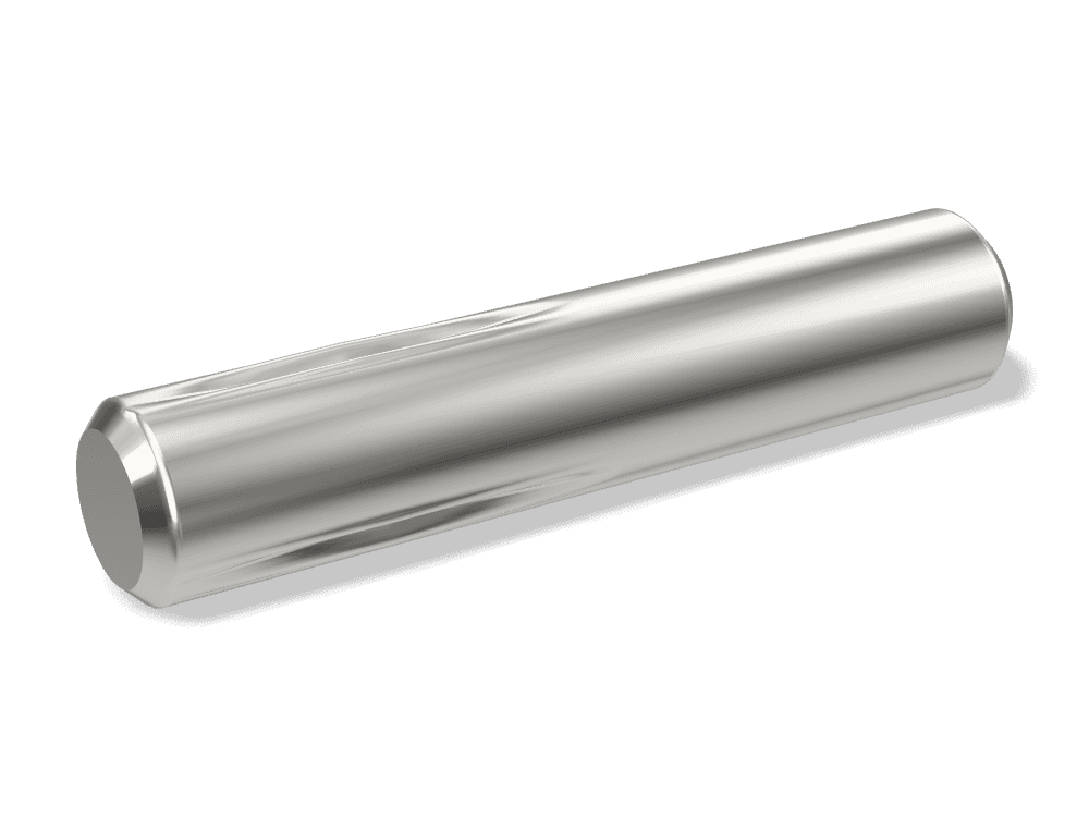 دبوس مخدد مخروطي عكسي نصف الطول DIN 1474 – Stainless steel A1، Plain