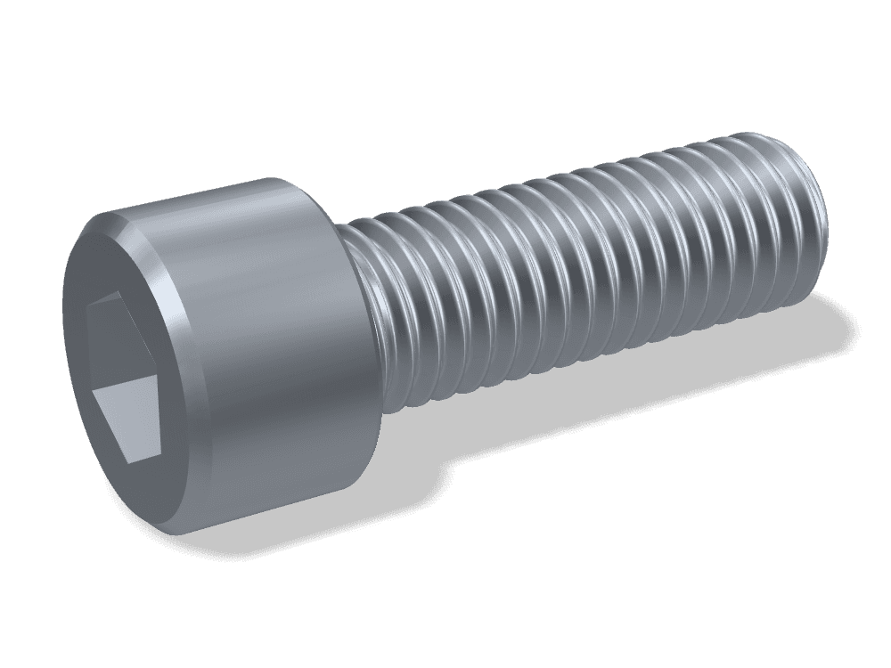 برغي ألن رأس أسطواني DIN 912 / ISO 4762 / ISO 12474 – Steel 12.9، Plain