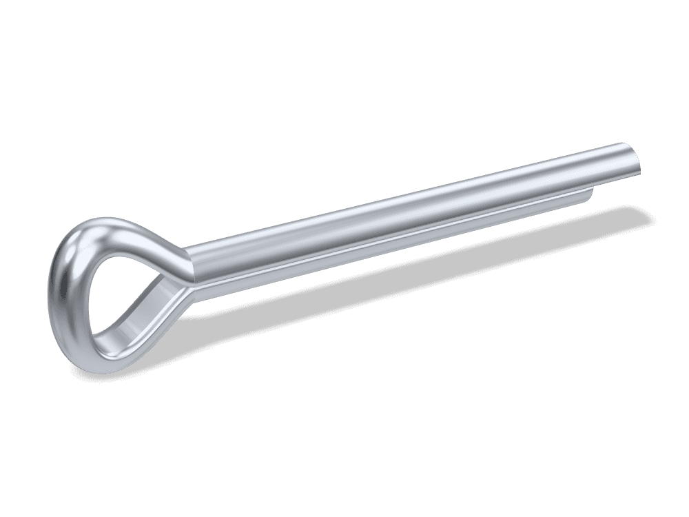 مسمار كوتر (خابور مشقوق) DIN 94 / ISO 1234 – Steel، Zinc plated