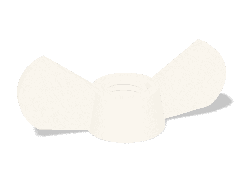 صامولة فراشة DIN 315 – Nylon PA 6.6، Plain