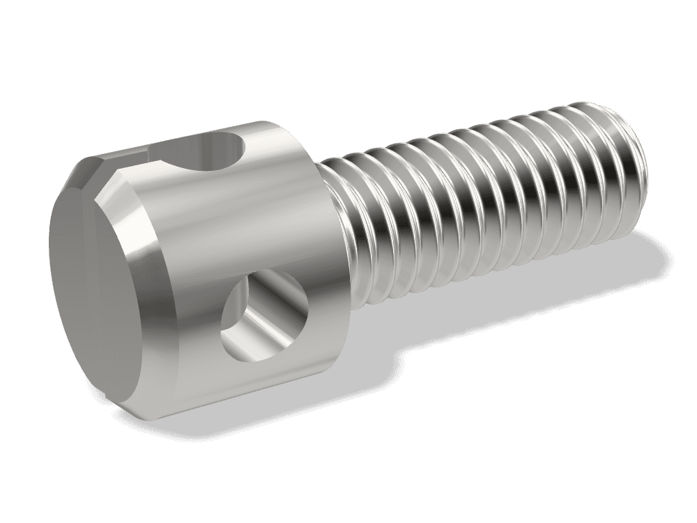 Slotted Capstan Screw DIN 404 – Stainless steel A1, Plain