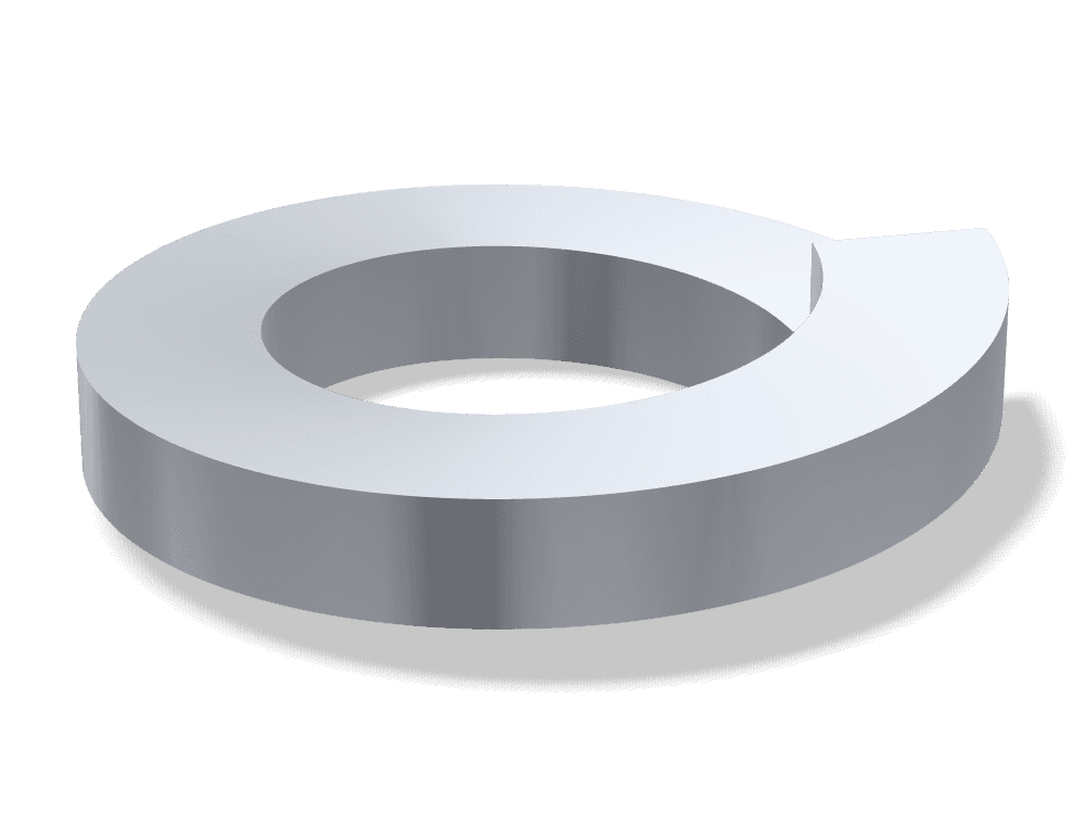 وردة زنبركية لبراغي الألن DIN 7980 – Steel، Zinc plated