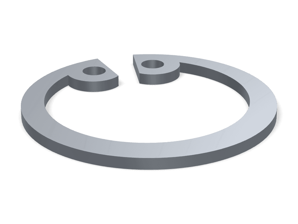 Retaining Ring for Bores DIN 472 – Steel, Plain