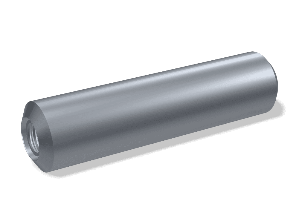 دبوس أسطواني بسن داخلي DIN 7979D – Steel، Plain